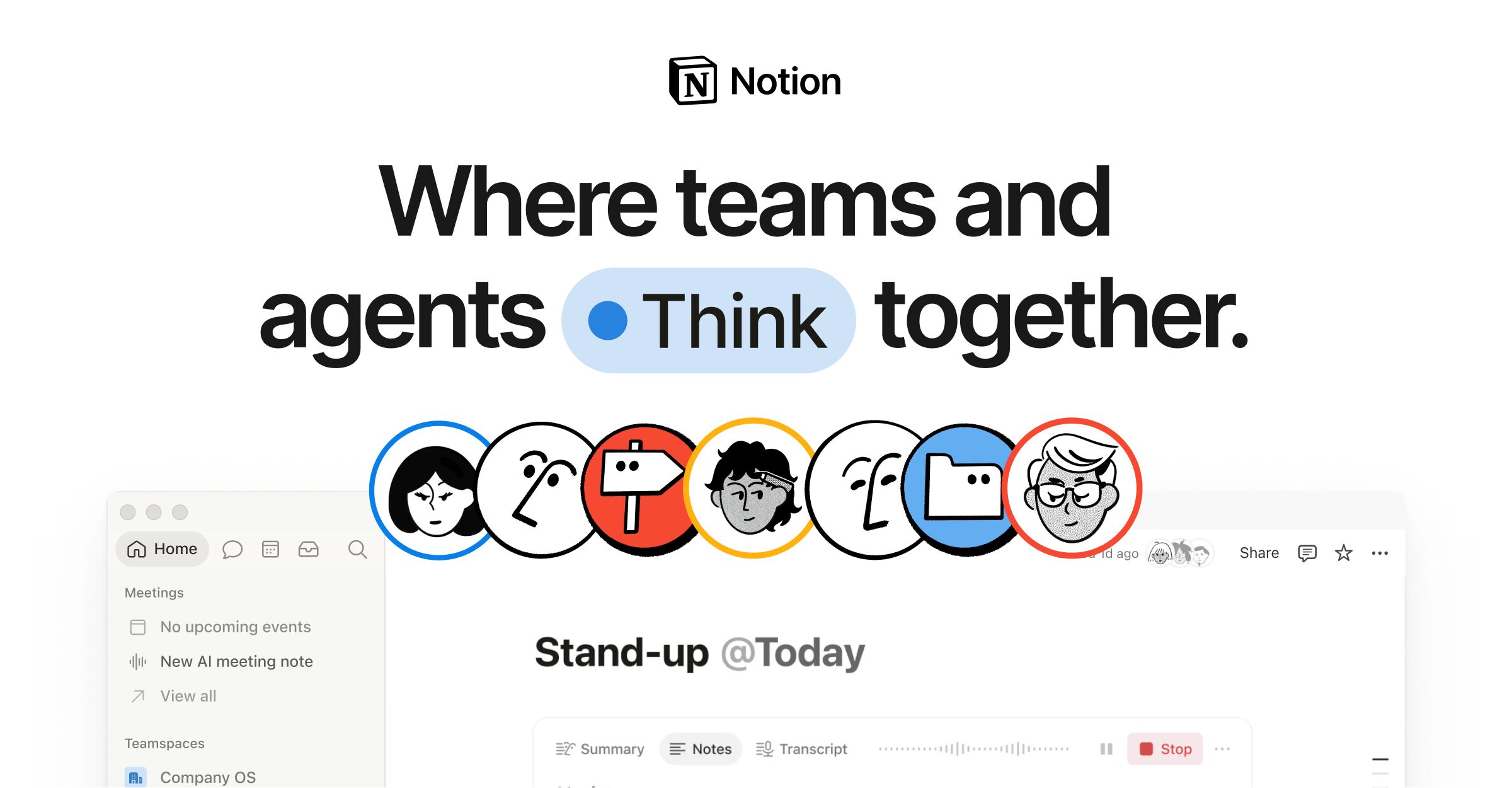 Notion interface